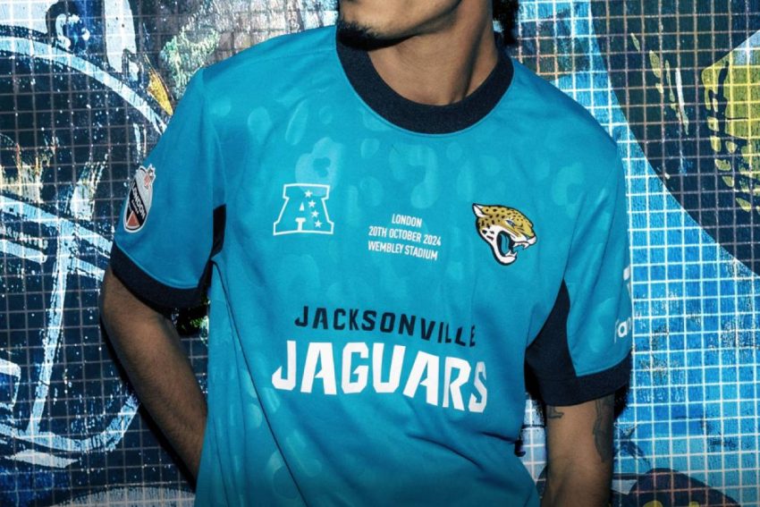 "Shopping: A Soccer Version of the Jaguars Jersey for Wembley"