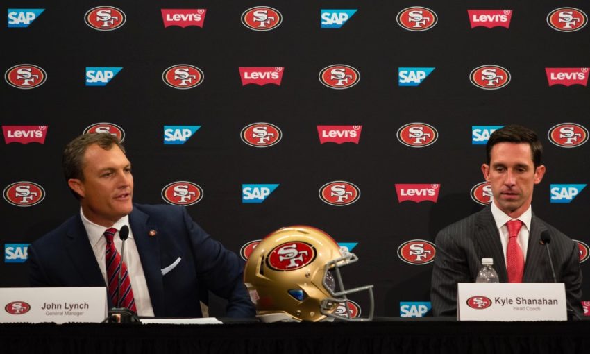 49ers: John Lynch Laughs Off Rumors of Kyle Shanahan's Dismissal