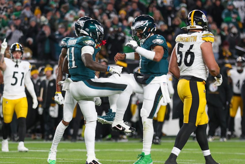 Jalen Hurts and His Receivers Shine in Eagles' 27-13 Victory Over Steelers