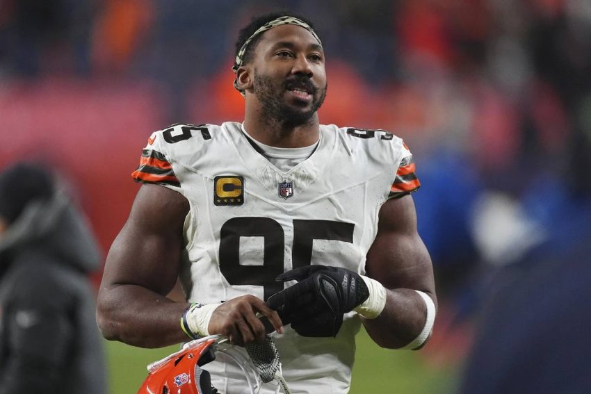 Myles Garrett devient le plus jeune joueur des Browns à atteindre 100 sacks en carrière