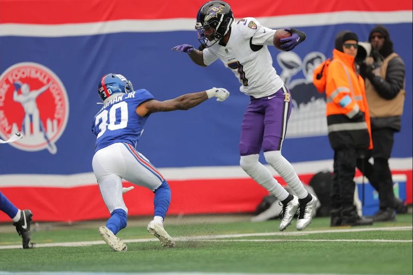 Ravens Defeat Giants 35-14: Rashod Bateman Dominates in New York City