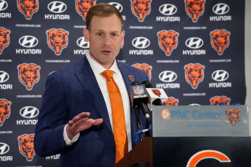 Ben Johnson of the Bears Expresses a Wave of Emotions