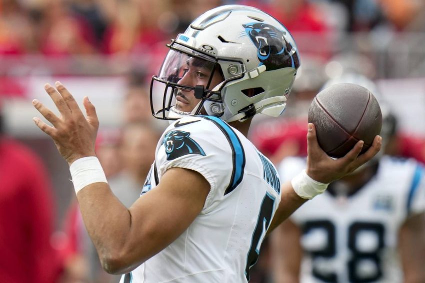 Bryce Young Dismays Atlanta in Falcons-Panthers Game with 44-38 After Penalty Score