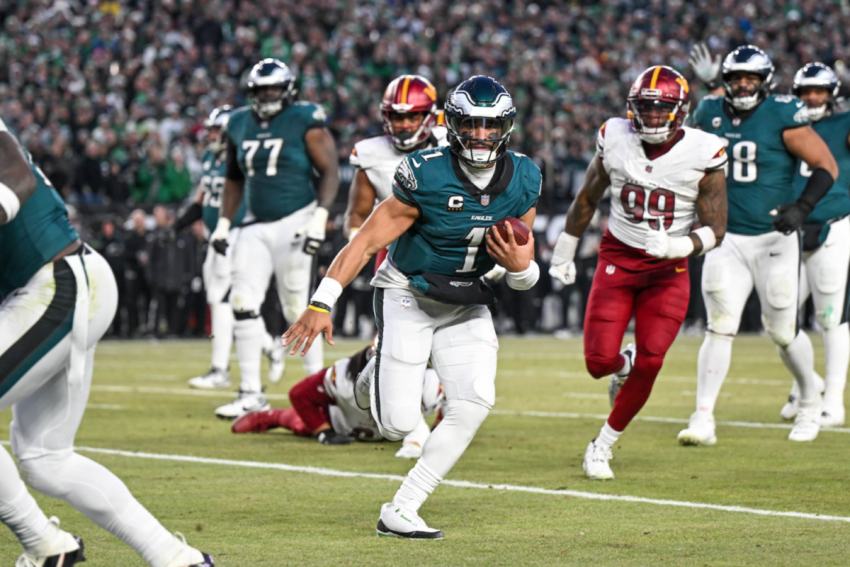 Philadelphia Eagles Rush Towards Title, Defeat Commanders 55-23!